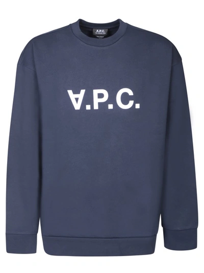 Apc Loose-cut Sweatshirt In Blue
