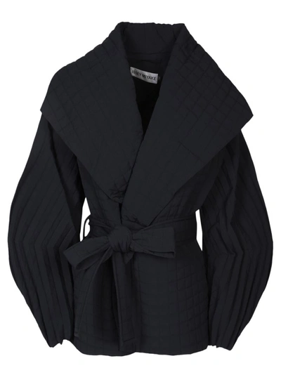 Issey Miyake Pleated Grid Clothing In Black