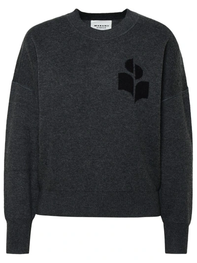 ISABEL MARANT ÉTOILE GRAY WOOL BLEND 'ATLEE' SWEATER