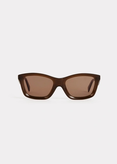 Totême The Classics Square-frame Acetate Sunglasses In Umber