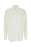 Jw Anderson White Poplin Shirt