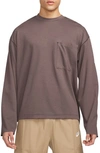 Nike Men's  Sportswear Dri-fit Tech Pack Long-sleeve Top In Brown