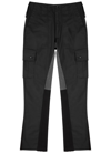 JEANIUS BAR ATELIER PANELLED TWILL CARGO TROUSERS