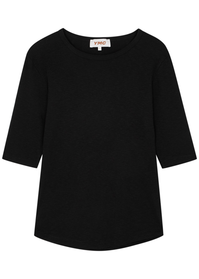 Ymc You Must Create Ymc Charlotte Slubbed Cotton Top In Black