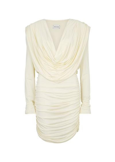 MAGDA BUTRYM DRAPED STRETCH-JERSEY MINI DRESS