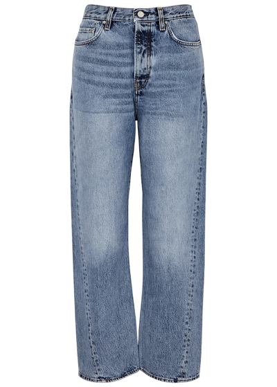 Totême Twisted Seam Straight-leg Jeans In Denim