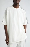 Y-3 3-STRIPES COTTON & RECYCLED POLYESTER T-SHIRT