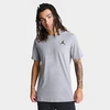 Nike Jordan Men's Jumpman Embroidered Logo T-shirt In Carbon Heather/black