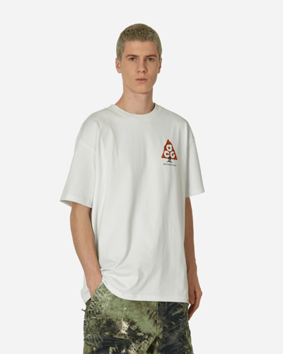 Nike Acg Wildwood Oversize Graphic T-shirt In White