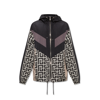 Balmain Nylon Monogram Jacket In Black