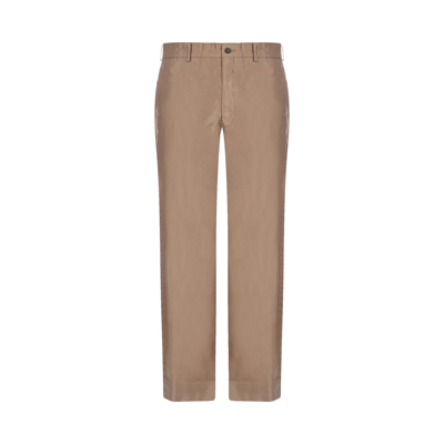 Comme Des Garçons Comme Des Garcons  Homme Plus Twill Trousers In Brown