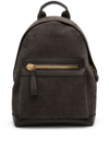 TOM FORD BROWN EMBOSSED-LEATHER BACKPACK