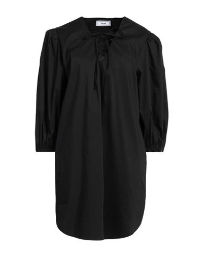 Jijil Woman Mini Dress Black Size 6 Cotton, Polyamide, Elastane In Black