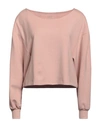 Ea7 Woman T-shirt Blush Size Xl Modal, Polyester, Elastane In Pink
