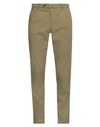 Pt Torino Man Pants Military Green Size 34 Cotton In Green