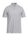 ZANONE ZANONE MAN POLO SHIRT LIGHT GREY SIZE 46 COTTON