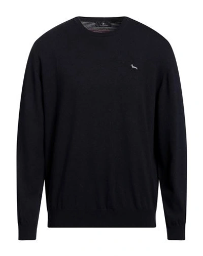Harmont & Blaine Man Sweater Navy Blue Size 3xl Polyamide, Wool, Viscose, Cashmere In Navy Blue
