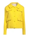 P.a.r.o.s.h P. A.r. O.s. H. Woman Blazer Yellow Size S Cotton, Polyamide In Yellow