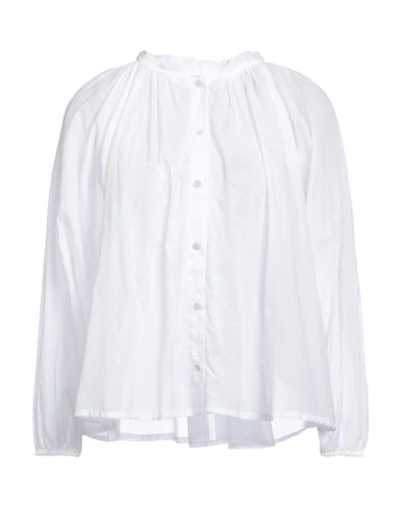 Merci .., Woman Shirt White Size L Cotton