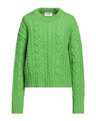 Ami Alexandre Mattiussi Woman Sweater Green Size L Virgin Wool