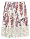 Rabanne Woman Mini Skirt Cream Size 8 Polyester, Nylon, Elastane In White