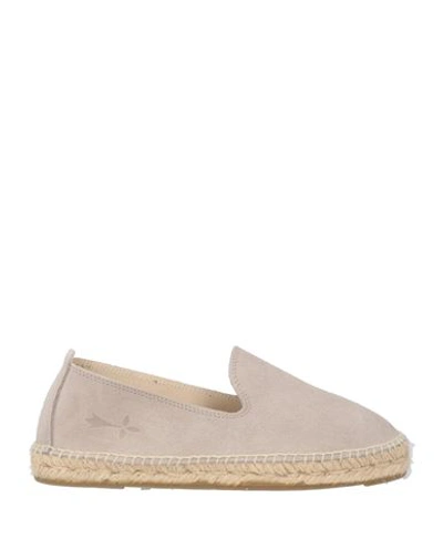 Manebi Manebí Man Espadrilles Light Grey Size 7 Soft Leather