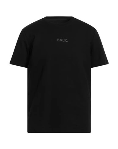 Balr. Man T-shirt Black Size S Cotton, Polyester