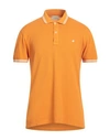 Brooksfield Man Polo Shirt Mandarin Size 42 Cotton