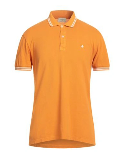 Brooksfield Man Polo Shirt Mandarin Size 42 Cotton