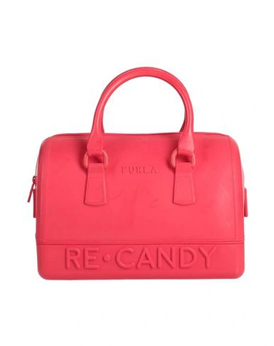 Furla Woman Handbag Tomato Red Size - Recycled Thermoplastic Polyurethane, Thermoplastic Polyurethan