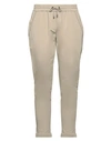 Brunello Cucinelli Woman Cropped Pants Khaki Size Xxl Cotton, Elastane, Brass In Beige