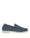 Andrea Ventura Firenze Man Loafers Slate Blue Size 11.5 Leather