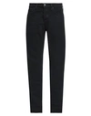 Tom Ford Man Jeans Black Size 31 Cotton, Polyurethane, Calfskin