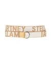 Stella Mccartney Woman Belt Sand Size L Recycled Polyester In Beige