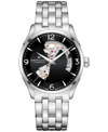 Hamilton Jazzmaster Open Heart Auto In Silver