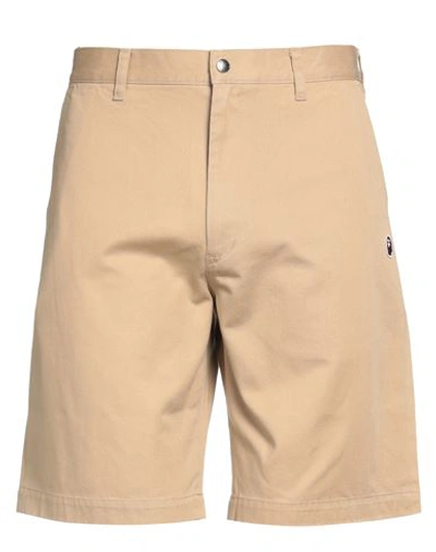 A Bathing Ape Man Shorts & Bermuda Shorts Beige Size S Cotton