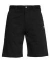 A Bathing Ape Man Shorts & Bermuda Shorts Black Size L Cotton