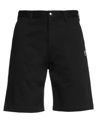 A Bathing Ape Man Shorts & Bermuda Shorts Black Size L Cotton