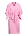 Burberry Woman Mini Dress Pink Size 8 Silk In Pink