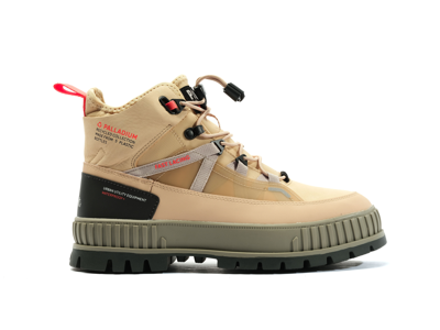 Palladium Pallashock Travel Waterproof Unisex Boots In Beige