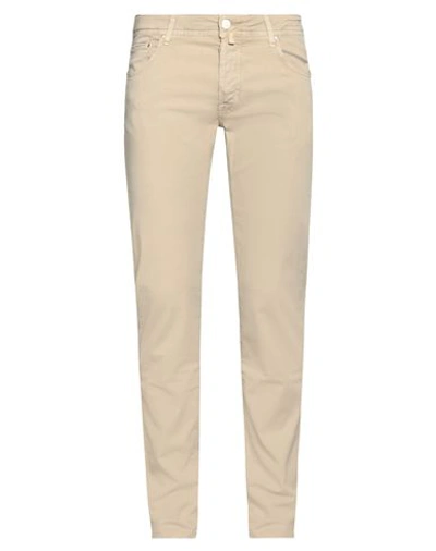 Jacob Cohёn Man Pants Sand Size 34 Cotton, Lyocell, Elastane In Beige