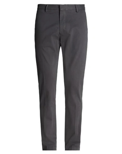 Liu •jo Man Man Pants Grey Size 34w-34l Cotton, Elastane In Grey