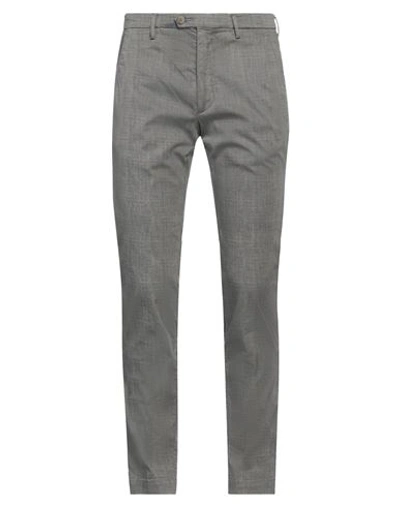 Michael Coal Man Pants Lead Size 34 Cotton, Polyester, Polyamide, Elastane In Grey