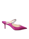Jimmy Choo Bing 65 Slip-on Mules In Pink