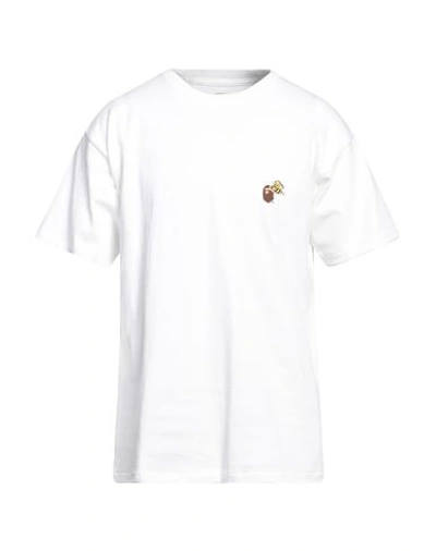 A Bathing Ape Man T-shirt White Size L Cotton