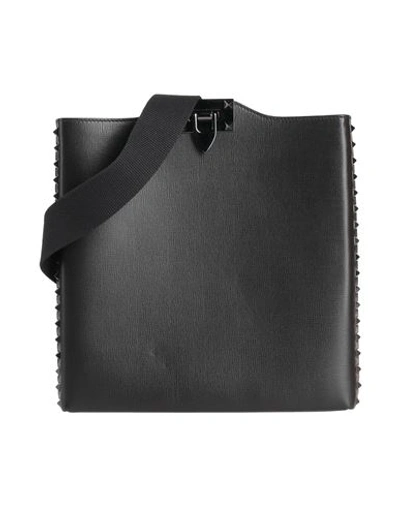 Valentino Garavani Man Cross-body Bag Black Size - Soft Leather
