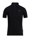 Napapijri Man Polo Shirt Black Size S Cotton