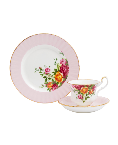 Royal Albert Old Country Roses 3 Piece Set Rose In Multi