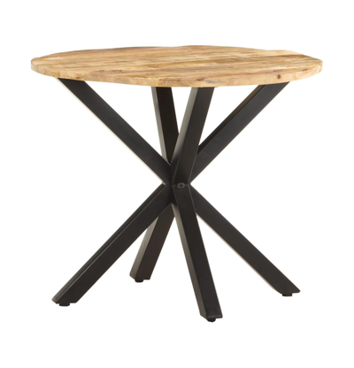 Vidaxl Side Table 26.8"x26.8"x22" Solid Mango Wood In Brown