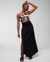 Soma Women's  Swim Convertible Skirt Dress In Black Size Large In Black